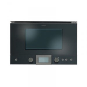 Micro-ondes "First professional", Grill, Convection 60cm, façade inox, charnière gauche Gaggenau BM2... 900 Watts Four à mic
