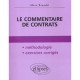 Le Commentaire De Contrats - Marc Bruschi