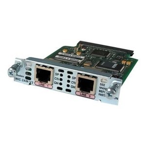 Cisco WAN Interface Card - Fax / modem - module enfichable - 56 Kbits/s - K56Flex, V.90, V.92 / 2 po... (WIC2AMV2)