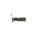 Dexlan Carte PCI firewire 400 Low Profile 2 ports externes +1 int. (FA6307L2E1IF101) Module d'extension