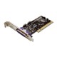 DIGITUS PCI Karte 2xSeriell 1xParallel 2xDSUB 9 1x (1021969000) Adaptateur série