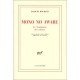 Mono No Aware Le Sentiment Des Choses (143 Poemes Empruntes Au) - Jacques Roubaud