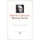 Monsieur Nicolas T.2 - Retif De La Bretonne