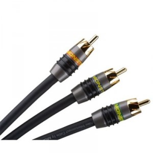 Monster Component Videokabel, MV2 (MV2CV-2M EU) Câble composant