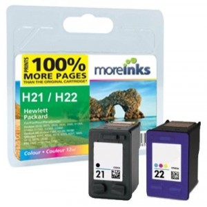 Moreinks 2x Haute Capacité Cartouches D'encre Compatibles - Black+Tri-Colour Pour Hp/Psc/Officejet/Deskjet/Se...
