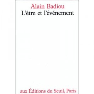 The Being and Event - Alain Badiou