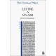 Lettre A Un Ami - Marie-dominique Philippe