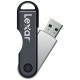 Lexar - JumpDrive Twist Turn - Clé USB - 16 Go - Argent (LJDTT16GASBEU) Clé USB
