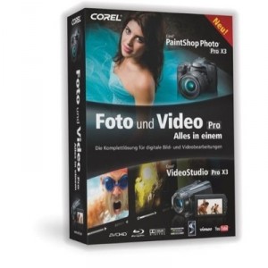 Corel PaintShop Photo Pro X3 - Video Studio Pro X3 Bundle [import allemand]