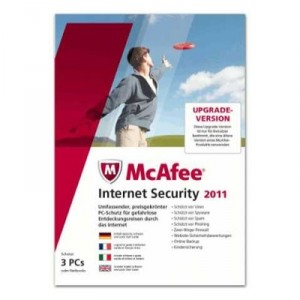 McAfee Internet Security 2011 - 3 User Upgrade [import allemand] Mise à jour