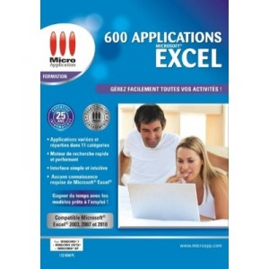 Micro Application 600 APPLICATIONS POUR MICROSOFT EXCEL
