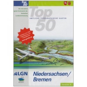 Microsoft Top 50. Niedersachsen, Bremen. Amtliche topographische Karten Version 5. CD-ROM fr Windows Vista/200...