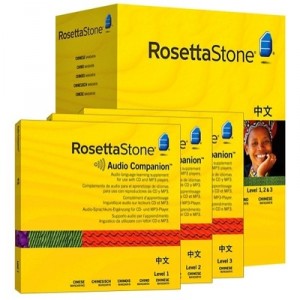 Rosetta Stone Version 3: Chinese (Mandarin) Level 1, 2 3 with Audio Companion