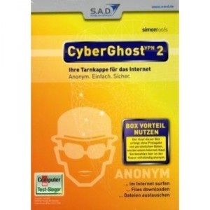 SAD SimonTools CyberGhost VPN 2, CD-ROM für Ihre Tarnkappe das Internet. Anonym. Einfach. Sicher [import ...