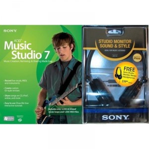 Sony Acid Music Studio 7 +-Logic Headphones offered