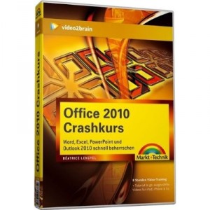 video2brain Office 2010 Crashkurs, DVD-ROM Word, Excel, Powerpoint und Outlook 2010 schnell beherrschen. Videotr...