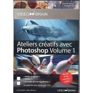 Video2brain - Coffret Ateliers créatifs avec Photoshop - Vol 1 et Vol 2