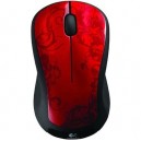 Logitech Wireless Mouse M310 Red Tendrils (910001945) Souris