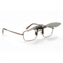 Live Eyewear Cocoons Rectangle Clip-on Sunglasses Gris LF401G Polarisé