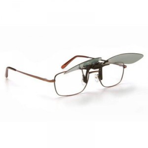 Live Eyewear Cocoons Rectangle Clip-on Sunglasses Gris LF401G Polarisé