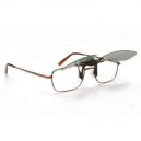 Live Eyewear Cocoons Square Clip-on Sunglasses Gris LF201G Polarisé
