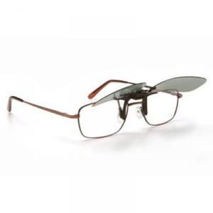 Live Eyewear Cocoons Clip-on Square Sunglasses Grey Polarized LF201G