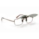 Live Eyewear Cocoons Square Clip-on Sunglasses Gris LF201G Polarisé
