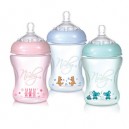 Nuby Natural Touch - NT68007 - Biberon Polypropylène - 240 ml - Bleu