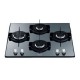 TD 640 S (WH) IX/HA / TD 640 S (BK) IX/HA / TD 640 S (ICE) IX/HA au gaz Table de cuisson