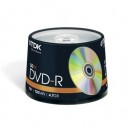 16x TDK - 50 x DVD-R - 4.7 Go 16x - spindle - support de stockage Lot de 50 (T19417)