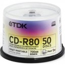 Support de stockage 52x TDK - CD-R - 50 x 80min Lot de 50 (5051749335934)