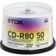 Support de stockage 52x TDK - CD-R - 50 x 80min Lot de 50 (5051749335934)