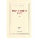Tout Compte Fait - Simone De Beauvoir
