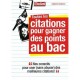 Toutes Les Citations Pour Gagner Des Points Au Bac - Catherina Catsaros