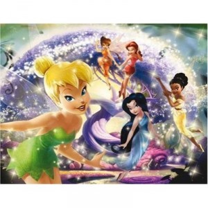 Clementoni - Puzzle Pour Enfant - 104 Pièces Glitter La Féérie Disney