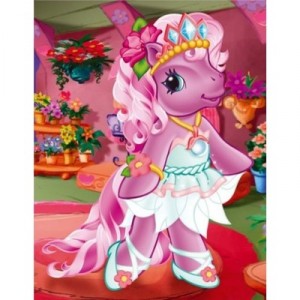 Hasbro MB Games - Puzzle Children - 2x 25 Pieces Puzzles My Little Pony: Unicorn Magic / Winged Princesses