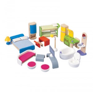 Plan Toys - Jouet en Bois - Meubles pour Maison de Poupées