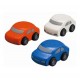 Plan Toys - Véhicules En Bois - Automobiles Familiales Plan City, Lot De 3