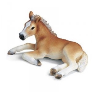 Schleich - Poulain Haflinger Couché - 13292