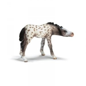 Schleich - Poulain Knabstrupper, Tétant - 13619