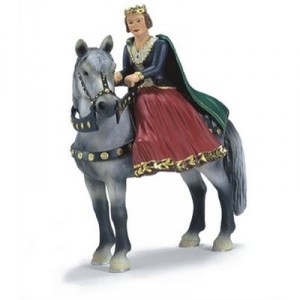 Schleich - 70048 - Figurine - Character - Queen on Horseback