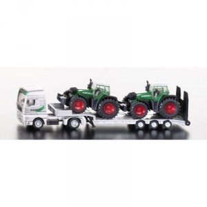 Siku - Car Without Batteries - Low bed Semi With Tractors Fendt - 1.87 th