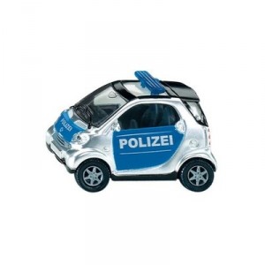 Siku - Car Without Batteries - Smart "Police" 1:50 - 1.64 th