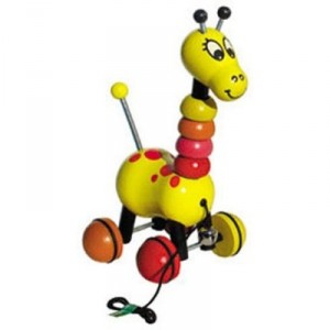 Vilac pull toys - Baby Paf The Giraffe