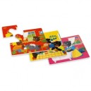 Vilac - Jouets En Bois - 4 Puzzles Petit Ours Brun La Maison