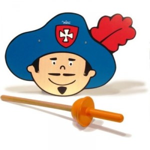 Vilac - Wooden Toys - Shield + Sword Musketeer