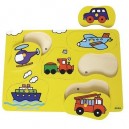 Vilac - Jouets En Bois - Encastrement Musical Transports