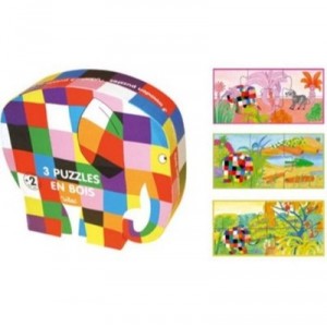 Vilac - Puzzle Pour Enfants - Puzzle Elmer