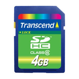 Transcend - Secure Digital Memory Card - HC6 - 4GB (117795)