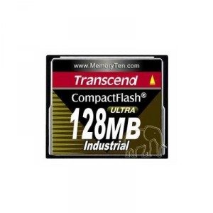 Transcend Ultra Speed ​​Industrial TS128MCF100I-P - Flash-Speicherkarte - 128 MB (760557811343)